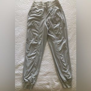Lululemon lined joggers pale silver blue size small